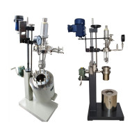 Lined Lab Pressure Reactor with Lifting Lowering functions LEPTFE