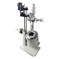 Lined Lab Pressure Reactor with Lifting Lowering functions LEPTFE